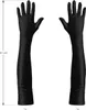 Oblique Unique Damen Handschuhe Lang schwarz Handschuh für Produktbild-Vorschau 2