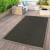 TT Home Flachgewebter In- & Outdoor Teppich Einfarbig Uni Produktbild-Vorschau 1