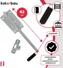 KOTARBAU® Skrutka garážovej brány Pozinkovaná oceľ Náhľad obrázku produktu 5