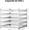 Wiltec zahradní kompostér 100 x 100 x 90 cm, kovový Náhled obrázku produktu 9