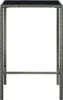 vidaXL 3 tlg. Gartenbar Set mit Kissen Poly Rattan Grau - Produktbild-Vorschau 5