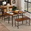 Puluomis Table de salle à manger pliante avec 2 chaises et Voir les images du produit 1
