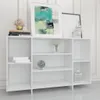 Credenza bianca 120x30x75 cm in materiale ligneo Anteprima dell’immagine prodotto 4