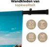 MuchoWow® Wandteppich Wandbehang Sommer - Zitat - Boot Produktbild-Vorschau 3
