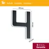 Paulmann Solar LED numero civico numero 4 Anteprima dell’immagine prodotto 4