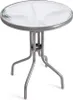 GLÜCKLICHES GRÜN Tisch Metall mit Glas Teller 60 cm, Produktbild-Vorschau 2