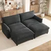 Merax Cloud Sofa 4-Sitzer, Modulares Ecksofa Mit Produktbild-Vorschau 4