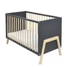 Babybett Kinderbett Gitterbett Juna 60x120 Anthrazit Produktbild-Vorschau 5