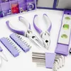 P & K 141 teiliges Werkzeugset in Lila mit praktischer Produktbild-Vorschau 2