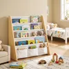 SONGMICS Kinderregal Bücherregal mit 4 Ebenen Sicher und Produktbild-Vorschau 2
