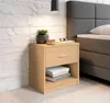 Nachttisch Nachtkonsole Nako Nachtkommode "Bettine I" Buche Produktbild-Vorschau 3