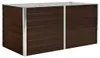 vidaXL Hochbeet Braun 160 x 80 x 77 cm Verzinkter Stahl Produktbild-Vorschau 1