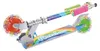 Rainbow Scooter z świecącymi kołami – kolorowa hulajnoga Podgląd zdjęcia produktu 2