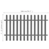 The Living Store Lattenzaun WPC 200x120 cm Produktbild-Vorschau 5