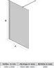 SONNI Walk-in-Dusche 140x200cm,Duschwand Duschabtrennung Produktbild-Vorschau 7