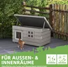 PawHut casa per gatti rifugio per gatti con tetto in Anteprima dell’immagine prodotto 5