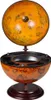 vidaXL Minibar Globe Rack à bouteilles en bois d'eucalyptus Voir les images du produit 3