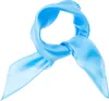 Nickituch Seidentuch aqua blau blautürkis Seide 55x55cm Produktbild-Vorschau 1