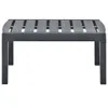 vidaXL Table de jardin anthracite 78x55x38 cm plastique Voir les images du produit 1