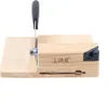 A wooden slicer with a metal blade and handle, set against a white background. Náhled obrázku produktu