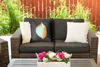 MuchoWow® Outdoor Kissen - Blätter - Gold - Schwarz - Produktbild-Vorschau 5