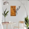 Wallity, Deer1, Wanddeko, Nussbaum, Metall, 56 x 58 cm Produktbild-Vorschau 1