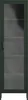 A tall, narrow display cabinet with a glass door and metal frame, shown against a white background. Produktbild-Vorschau