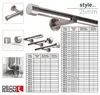 Deco-Raum Gardinenstange auf Maß Style Edelstahl-optik Produktbild-Vorschau 8