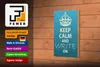 Holzschild Spruch 12x18cm Keep Calm and write on Produktbild-Vorschau 4