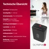 Olympia 2723 Olympia Aktenvernichter PS 53 CC Pro           Anteprima dell’immagine prodotto 7