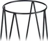 HowHomely | Blumenständer - 96 cm - Schwarz - Moderner Produktbild-Vorschau 6