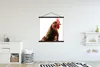 MuchoWow® Textilposter Hahn - Bauernhoftiere - Federn 90x90 Produktbild-Vorschau 2