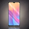 A smartphone is displayed front and center against a gradient background. Produktbild-Vorschau