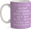 Mr. & Mrs. Panda Kaffeetasse Spruch 1966 Geburtstag - Produktbild-Vorschau 3