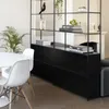 Klebefolie Möbel 67x50 cm - Holz Schwarz Matt - Möbelfolie Produktbild-Vorschau 3
