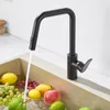 Küchenarmatur Schwarz U-Form Ausziehbar 304 Edelstahl, Produktbild-Vorschau 2