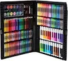 An open art supply case filled with various art supplies. Podgląd zdjęcia produktu