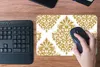 MuchoWow® Mauspad Mousepad Vintage - Blumen - Gold - Muster Produktbild-Vorschau 4