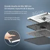EMKE Système de douche avec thermostat 1146x450x480mm Voir les images du produit 10