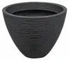 Blumentopf  anthrazit, Rillenoptik, Ø 40 cm, 25,5 L, 3770A Produktbild-Vorschau 5