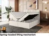 MEBLINI Boxspringbett mit Bettkasten - Gepolstert Produktbild-Vorschau 4
