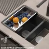 QUADRON Spülbecken 1,5-Becken Spüle | Größe: 55,5 x 46 x 22 Produktbild-Vorschau 9