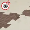 Tapis EVA-018 50 x 50 cm, 4 cm, marron-beige, lot de 4 Voir les images du produit 4