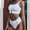 Plavky - Dámske - Dvojdielne plavky - Vysoký strih - Bikiny Náhľad obrázku produktu 4
