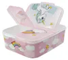Einhorn Unicorn 2 tlg. Lunch Set Brotdose mit 3 Kammern Produktbild-Vorschau 8