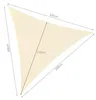 Voile d'ombrage 3x3x3 beige Gardlov 23146 Voir les images du produit 3