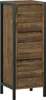 mobiletto bagno Vicco Naola Quercia/nero 30 x 80 cm con 3 Anteprima dell’immagine prodotto 1