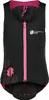 A black and pink ski/snowboard protector vest for juniors. Anteprima dell’immagine prodotto