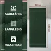 NatureMark Duschhandtücher 2er Set 70x140 cm, Dunkelgrün Produktbild-Vorschau 2