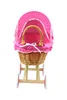 Puppenwagen aus Weide  rosa Produktbild-Vorschau 3